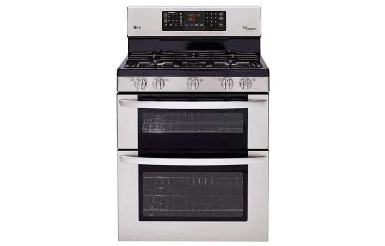 6.1 cu. ft. Capacity Gas Double Oven Range with SuperBoil™ Burner and EasyClean®