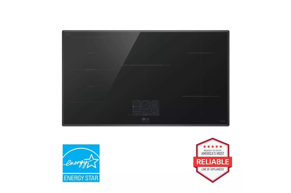 LG STUDIO 36” Induction Cooktop with 5 Burners and Flex Cooking Zone