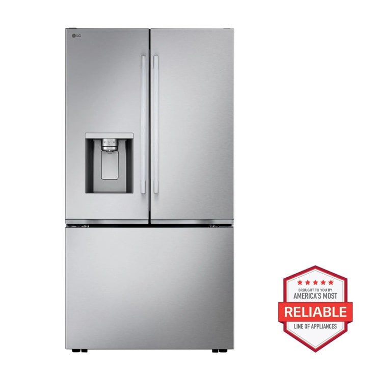 24 cu. ft. Counter-Depth MAX™ with Zero Clearance™ 3-Door French Door Refrigerator  LF24Z6330S