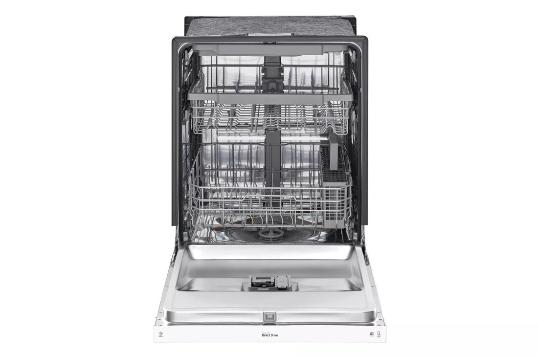 LG LDFN4542W Front Control Dishwasher with QuadWash™ -  PrintProof™ White