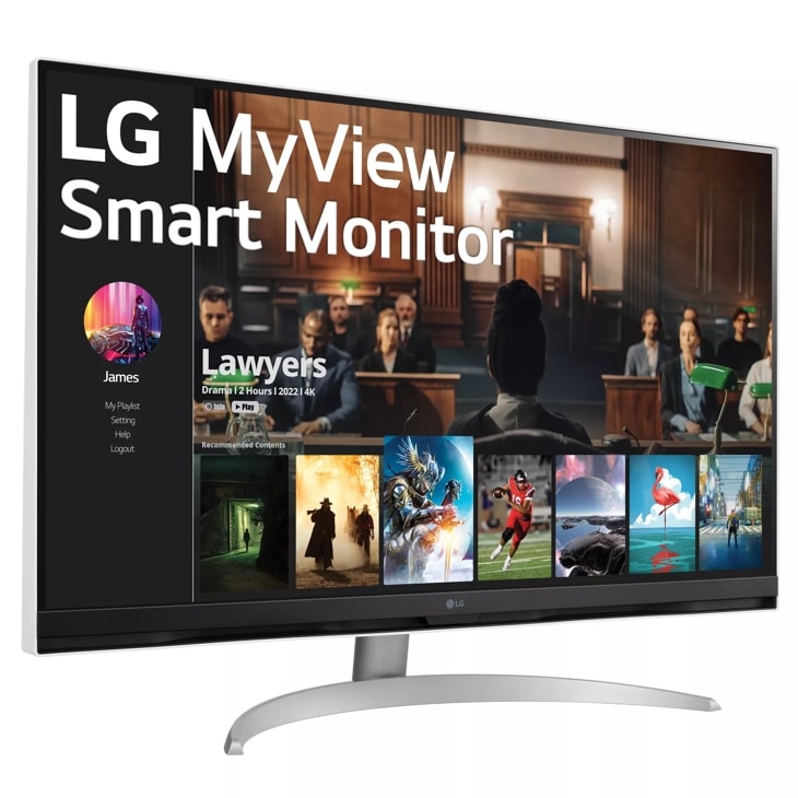 22,080円LG Smart Monitor 31.5インチ 32SQ730S-W