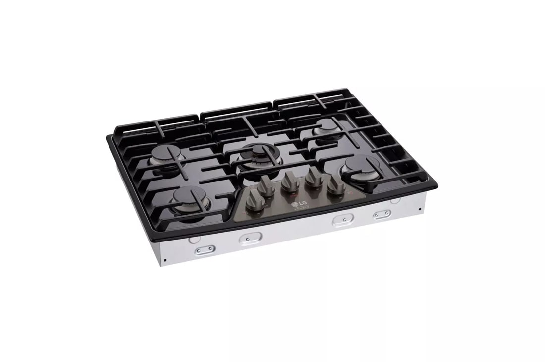 LG LSCG307ST 30 Inch Gas Cooktop with 5 Sealed Burners, Continuous