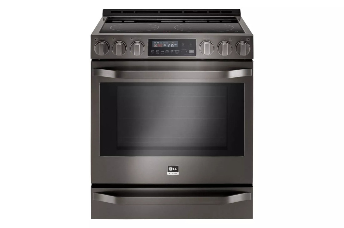 LG LSSE3029BD LG STUDIO Electric SlideIn Range with ProBake LG USA