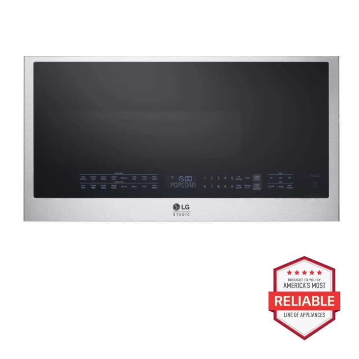 LG STUDIO 1.7 cu. ft. Over-the-Range Convection Microwave Oven with Air Fry