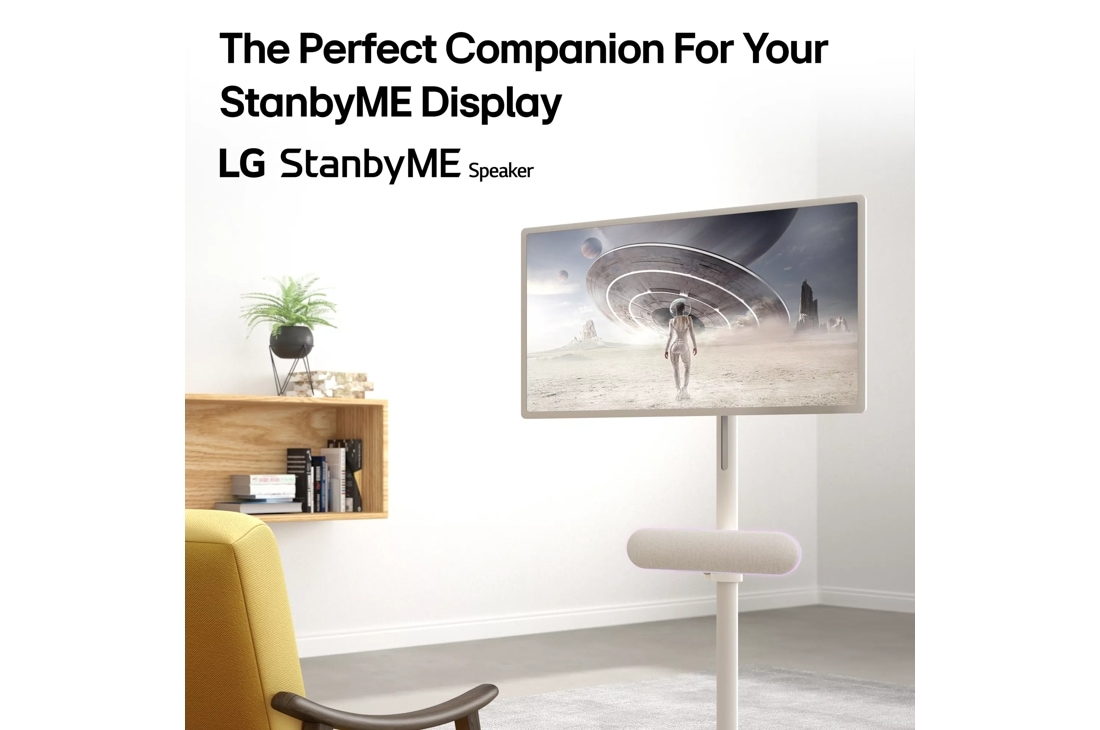 LG Stanbyme Go, el único Smart TV portátil y táctil<sup>(1)</sup