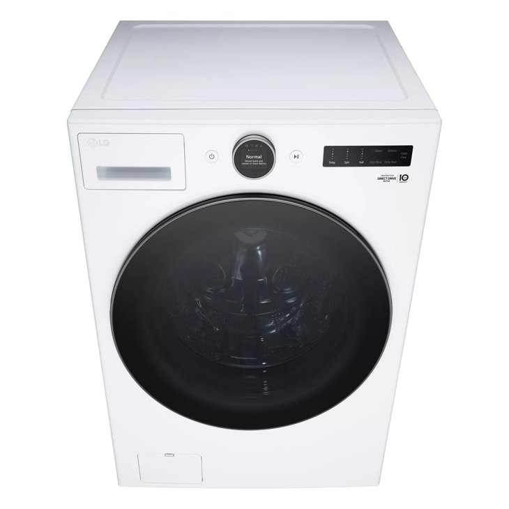 LG 4.5 Cu. Ft. High-Efficiency Stackable Smart Front Load Washer with Steam  and Built-In Intelligence Black Steel WM4000HBA - Best Buy