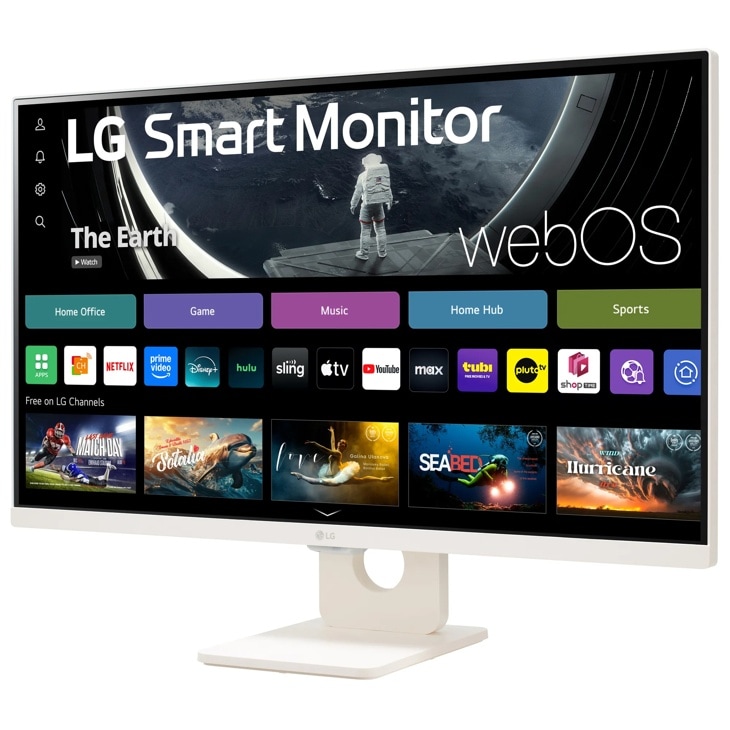 27 Inch Full HD IPS Smart Monitor with webOS and Built-in Speakers