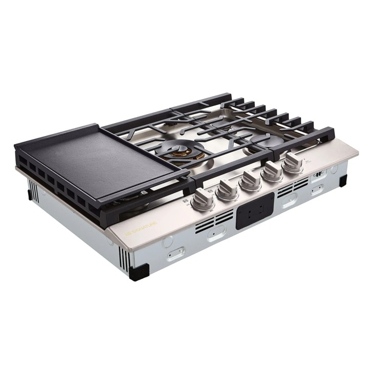 LG SIGNATURE 30-Inch UltraHeat™ Gas Cooktop - CBGU3039X | LG USA
