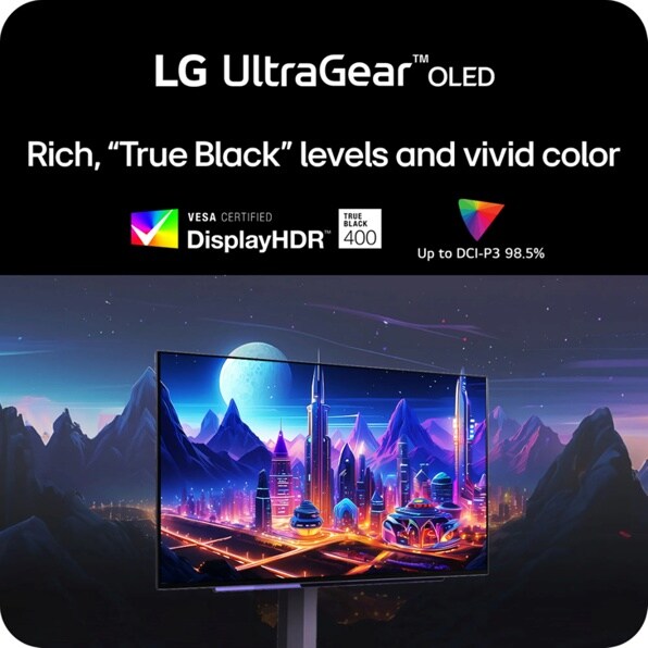 LG UltraGear™ 27 inch OLED 240Hz Gaming Monitor - 27GS95QE-B