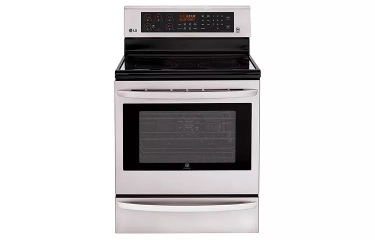 6.3 cu. ft. Capacity Single Oven Electric Range with Infrared Heating™ and EasyClean® LG range product view 1