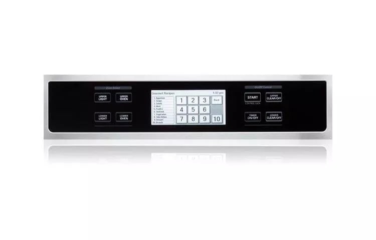 4.7(x2) cu.ft. Capacity 30" Built-in Double Wall Oven with LCD Display and Crisp Convection