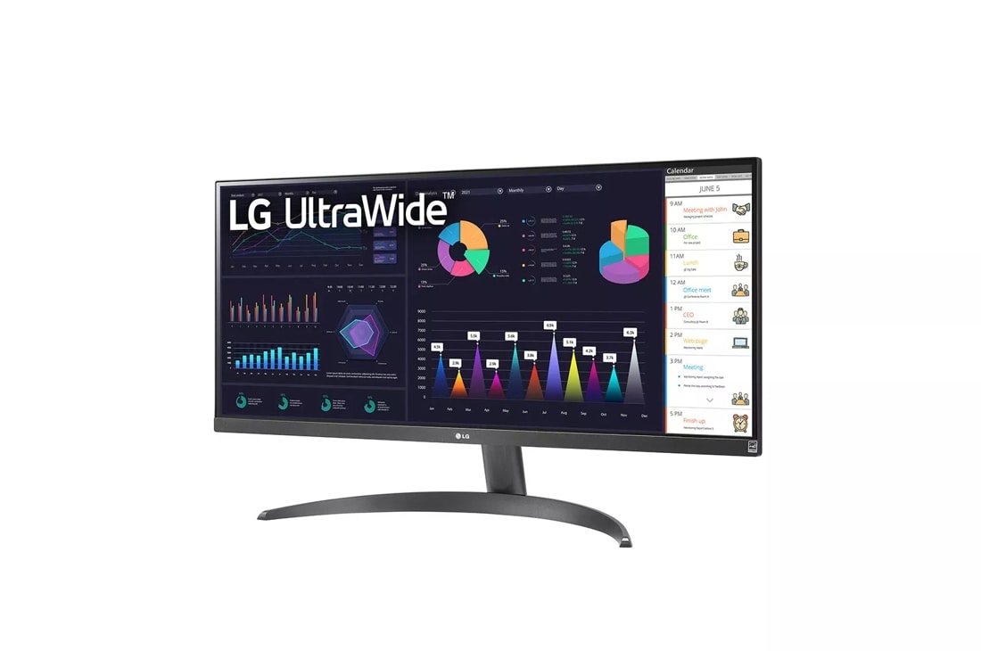 29” UltraWide FHD HDR10 IPS Monitor - 29WQ500-B | LG USA