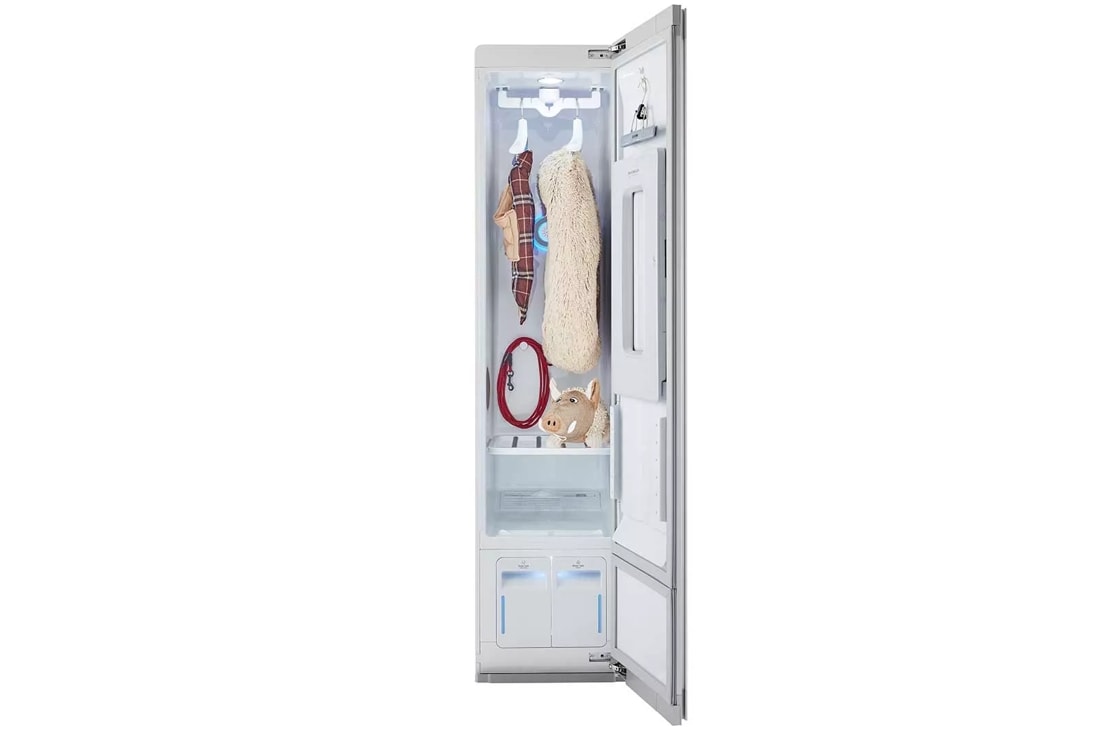 LG S3CW 18 Inch Smart Steam Closet with 11.4 lb. Capacity, TrueSteam®  Technology, Exclusive Moving Hangers, Damage-Free Drying, Wi-Fi Enabled,  Voice Command, SmartDiagnosis™, AAFA Certified, and Intertek Certified