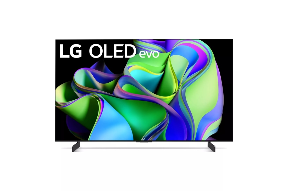 LG 42 Inch Class C3 Series OLED evo 4K UHD Smart webOS 23 w/ ThinQ AI TV