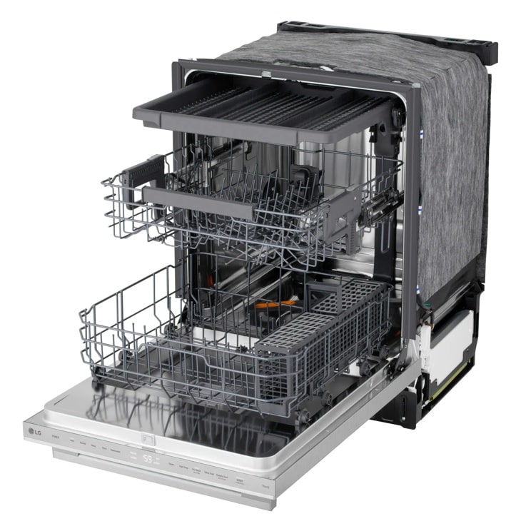 Smart FlushFit™ Top Control Dishwasher with 1-Hour Wash & Dry, QuadWash® Pro, and Dynamic Heat Dry™ w/AutoVent Dry™