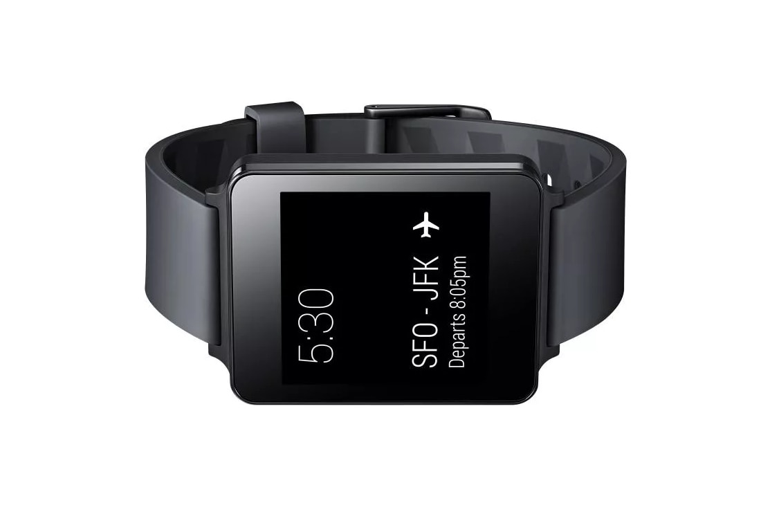 LG Watch in Black W100 Android Wear Smart Watch LG USA