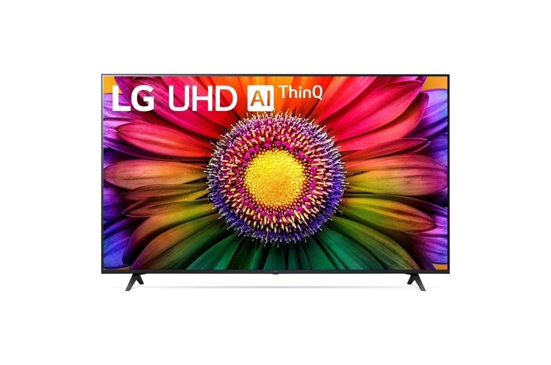 LG 65UR8000 65 inch 4K UHD LED TV with ai thinq front view
