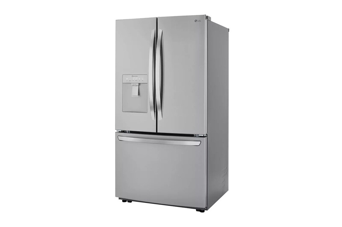 29 cu. ft. french door refrigerator right side angle view