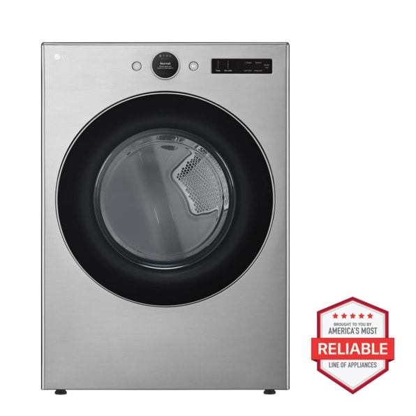 7.4 cu. ft. Ultra Large Capacity Smart Front Load Gas Dryer with Sensor Dry & Steam Technology