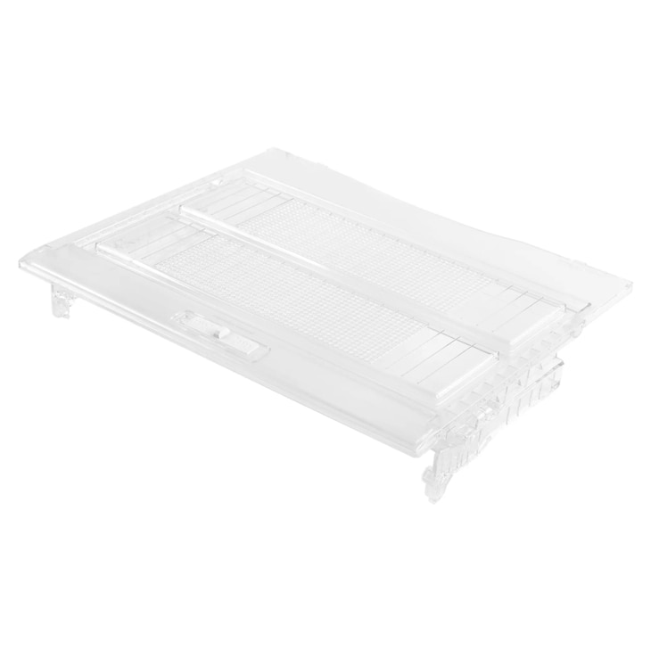 ACQ86486001 LG refrigerator accessory clear plastic storage tray with adjustable dividers