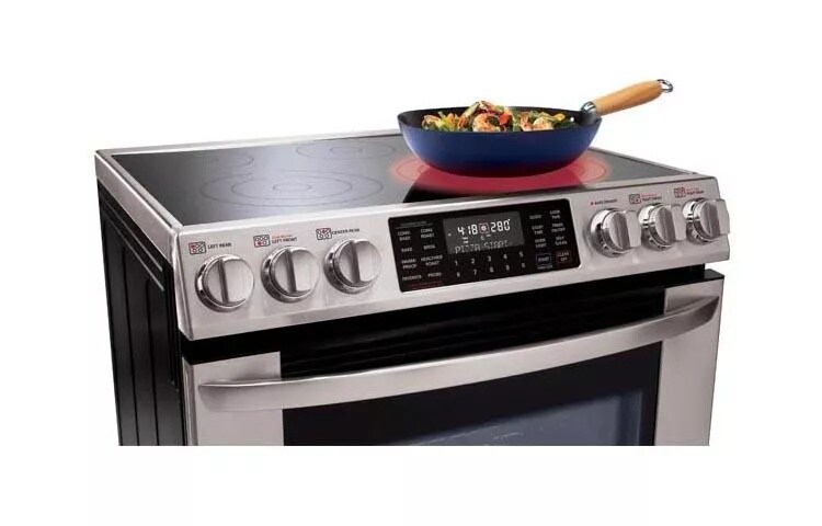 5.4 cu. ft. Capacity Electric Single Oven Slide-In Range with Dual Convection and Baking Drawer