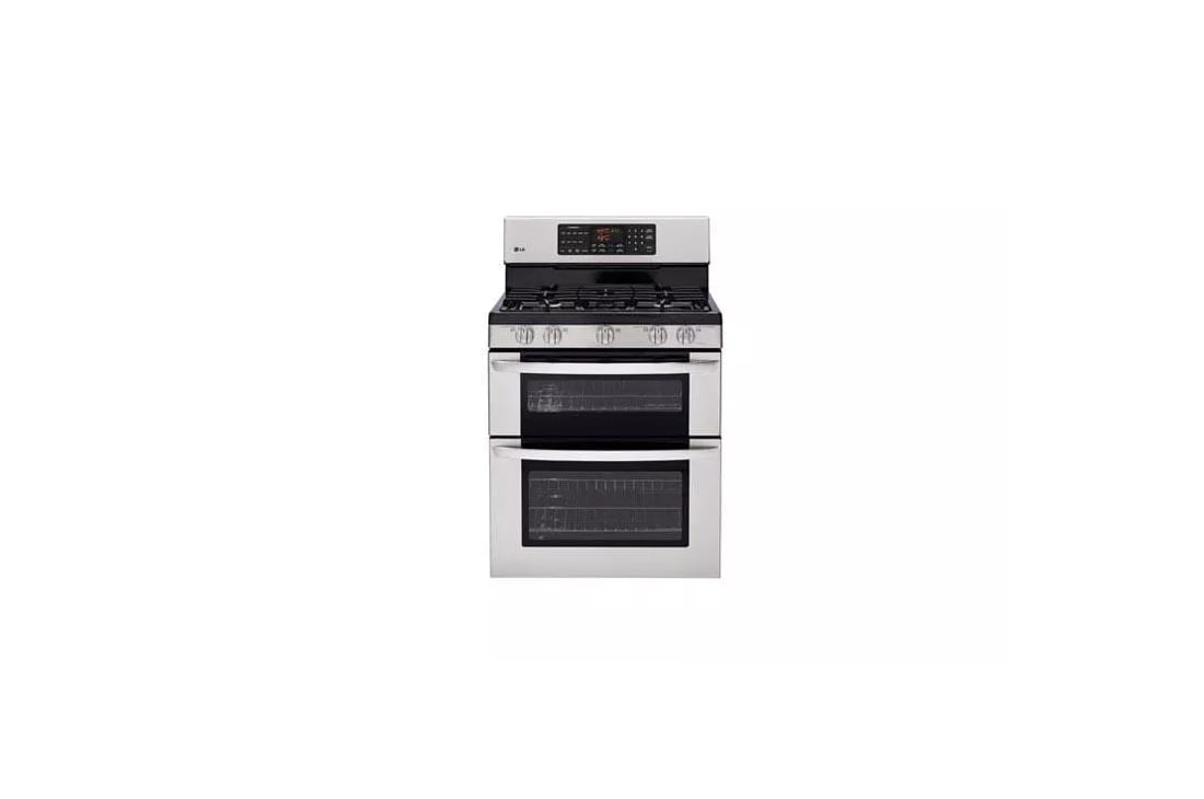 LG LDG4315ST 30 Inch Double Oven Gas Range with ProBake Convection®,  EasyClean®, 18,500 BTU