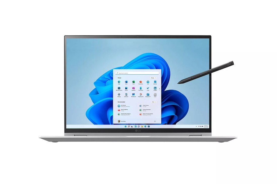 LG gram 16” 2in1 Lightweight Laptop, Intel® 12th Gen Core® i7 Evo™ Platform, Windows 11 Home, 16GB RAM, 1TB SSD, Silver