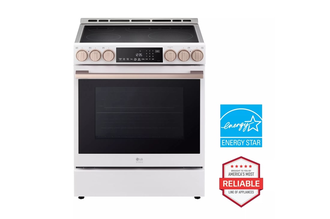LG STUDIO 6.3 cu. ft. InstaView® Induction Slide-in Range with Air Fry and Air Sous Vide