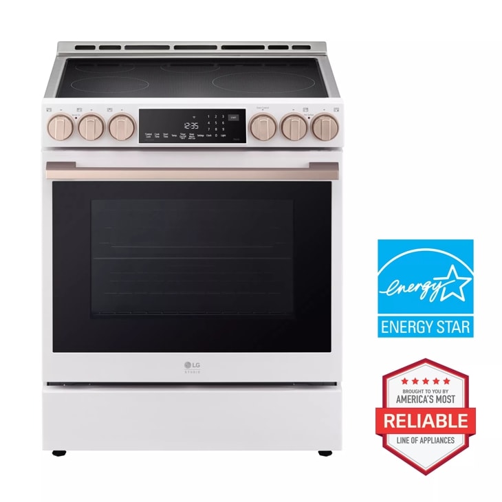 LG STUDIO 6.3 cu. ft. InstaView® Induction Slide-in Range with Air Fry and Air Sous Vide