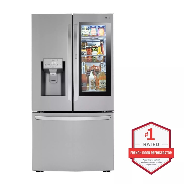 LG LRFVC2406S 24 cu. ft. InstaView™ DoorinDoor® Refrigerator with