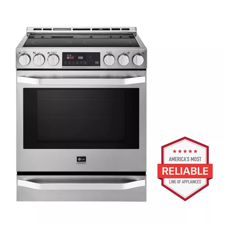 LG LSSE3027ST LG STUDIO 6.3 cu. ft. Electric Single Oven Slide-In-range with ProBake Convection®