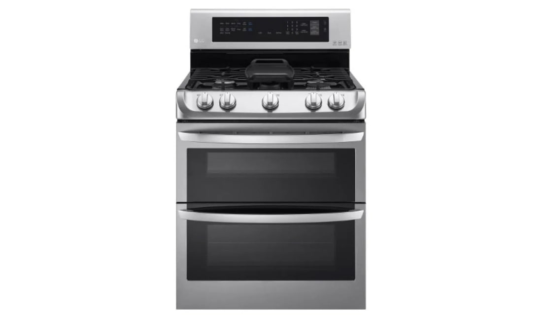 6.9 cu. ft. Gas Double Oven Range - LDG4315ST | LG USA