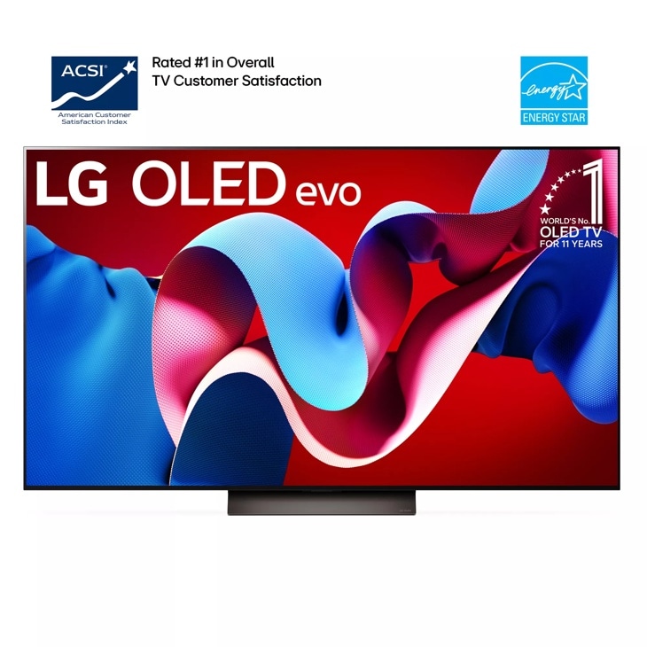 65 inch Class LG OLED evo C4 4k Smart TV OLED65C4PUA