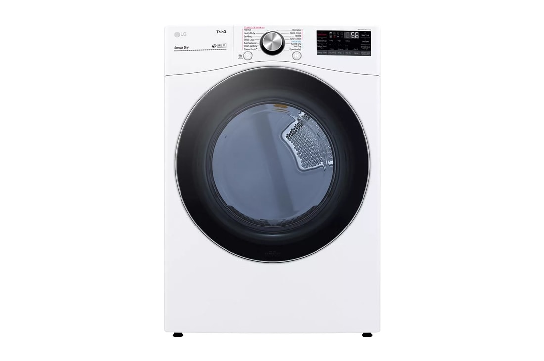 LG Gas Dryer with Built-In Intelligence & TurboSteam