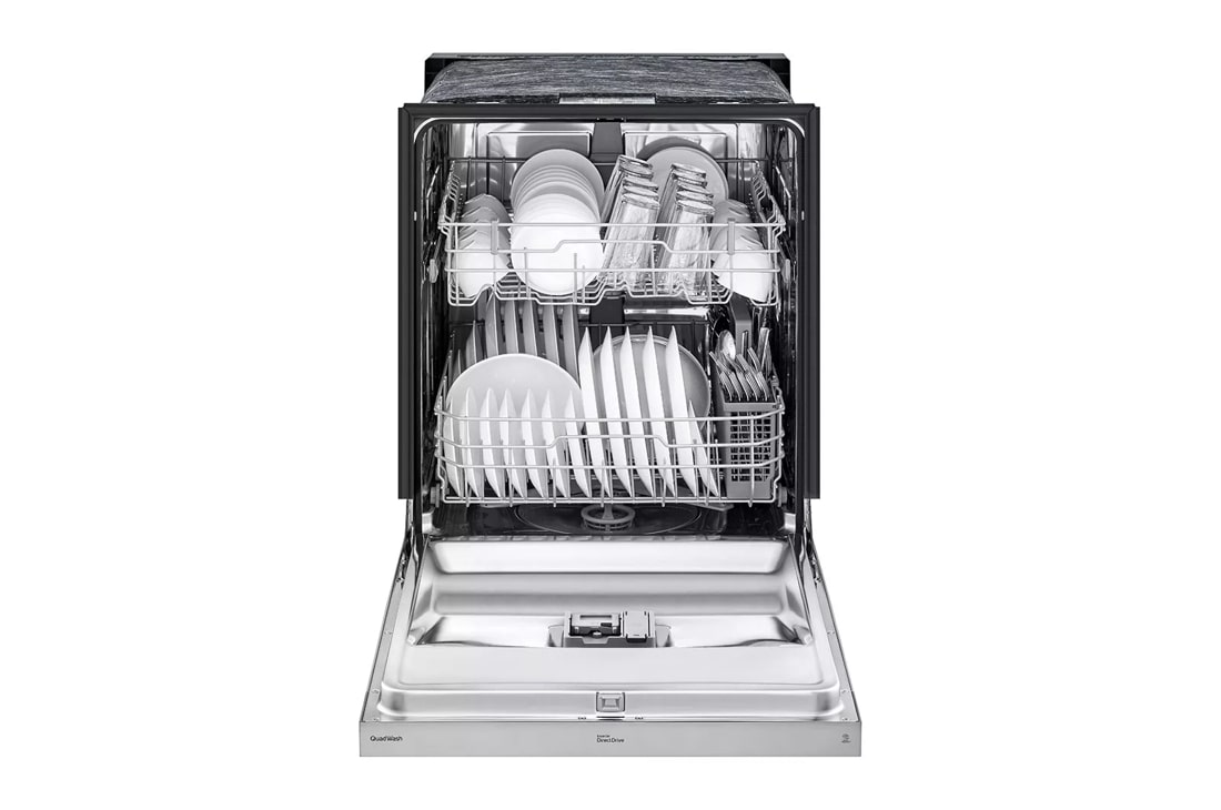 LG LDFN343LS Front Control Dishwasher with QuadWash LG USA