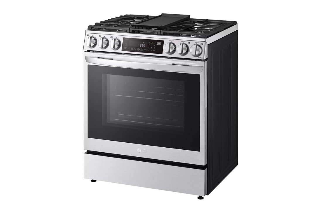 LG 30-inch Dual Fuel Range with Air Fry and ProBake® Convection LSDL63