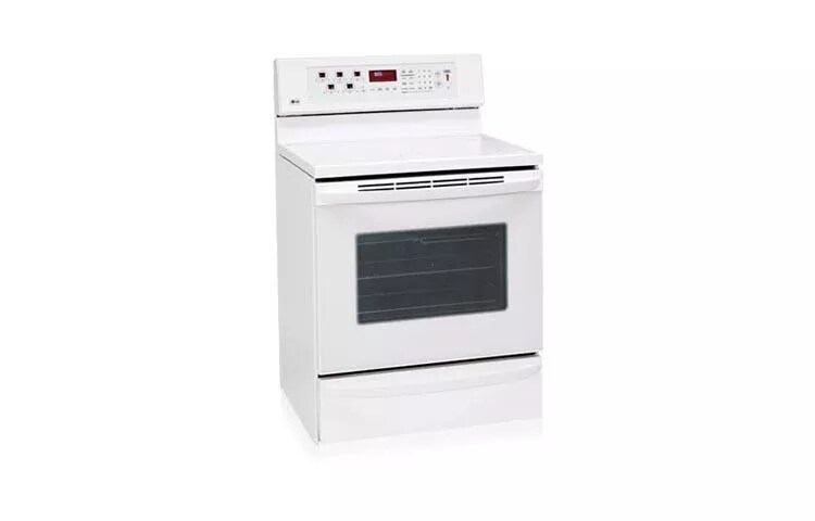 Lg white electric deals stove