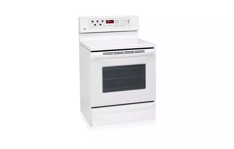 Freestanding Electric Range with Dual Convection System