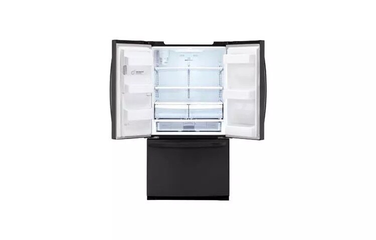 Ultra-Large Capacity 3 Door French Door Refrigerator with Smart Cooling