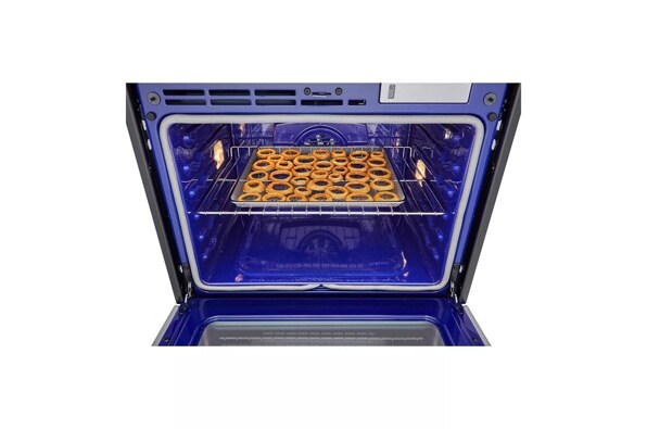 L　G×2 N×2 9.4 cu. ft. Double Wall Oven with Steam Sous Vide (WDEP9427F)
