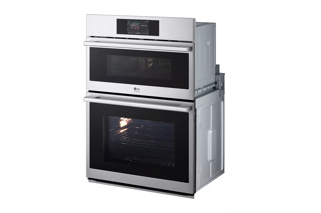 Cafe 30-in Self-cleaning Convection European Element Microwave Wall Oven  Combo (Stainless Steel) in the Microwave Wall Oven Combinations department  at