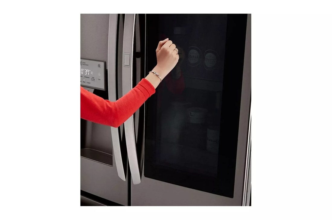 LG LMXS28596S 36 Inch 4 Door Smart Refrigerator with 27.6 Cu. Ft. Capacity,  InstaView Door-In-Door, Double Freezer Drawers, Wifi, SmartThinQ®,  Integrated Ice & Water Dispenser, LoDecibel™ Quiet Operation, and Energy  Star® Qualified