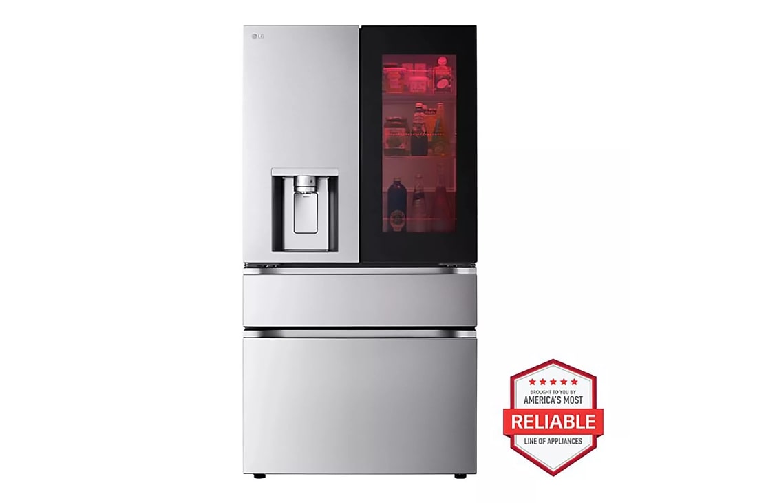 29 cu. ft. Smart InstaView® Door-in-Door® Standard-Depth MAX™ 4-Door French Door Refrigerator with MyColor™ and Craft Ice™