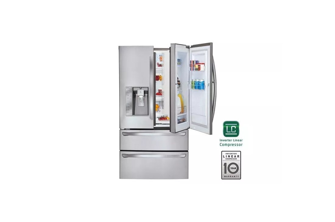 Super-Capacity 4 Door French Door Refrigerator with Door-in-Door™