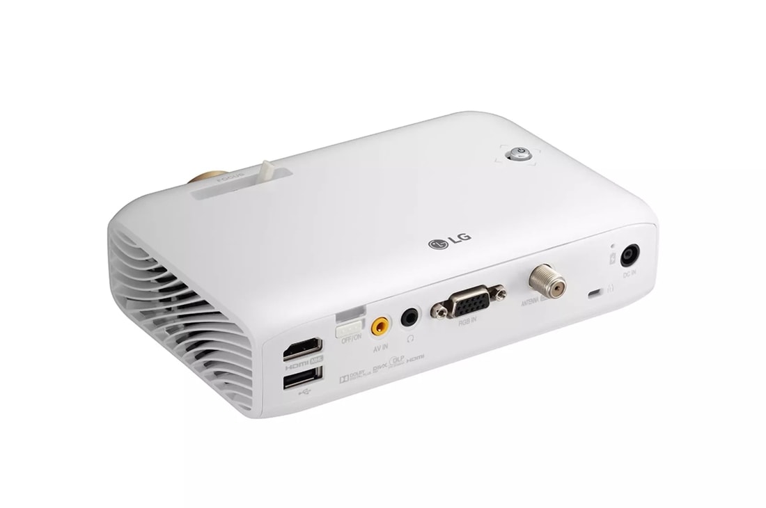 LG PH550: Minibeam LED Projector With Built-In Battery and Screen 