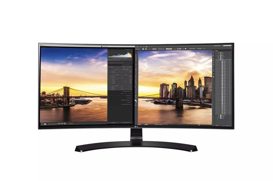 34" Class 21:9 UltraWide® QHD IPS Curved LED Monitor (34" Diagonal)