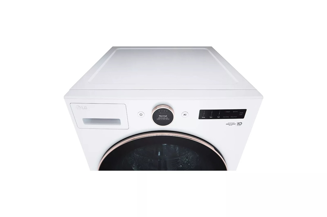 LG 5.0 Cu. Ft. High-Efficiency Stackable Smart Front Load Washer with Steam  and Built-In Intelligence White WM4200HWA - Best Buy