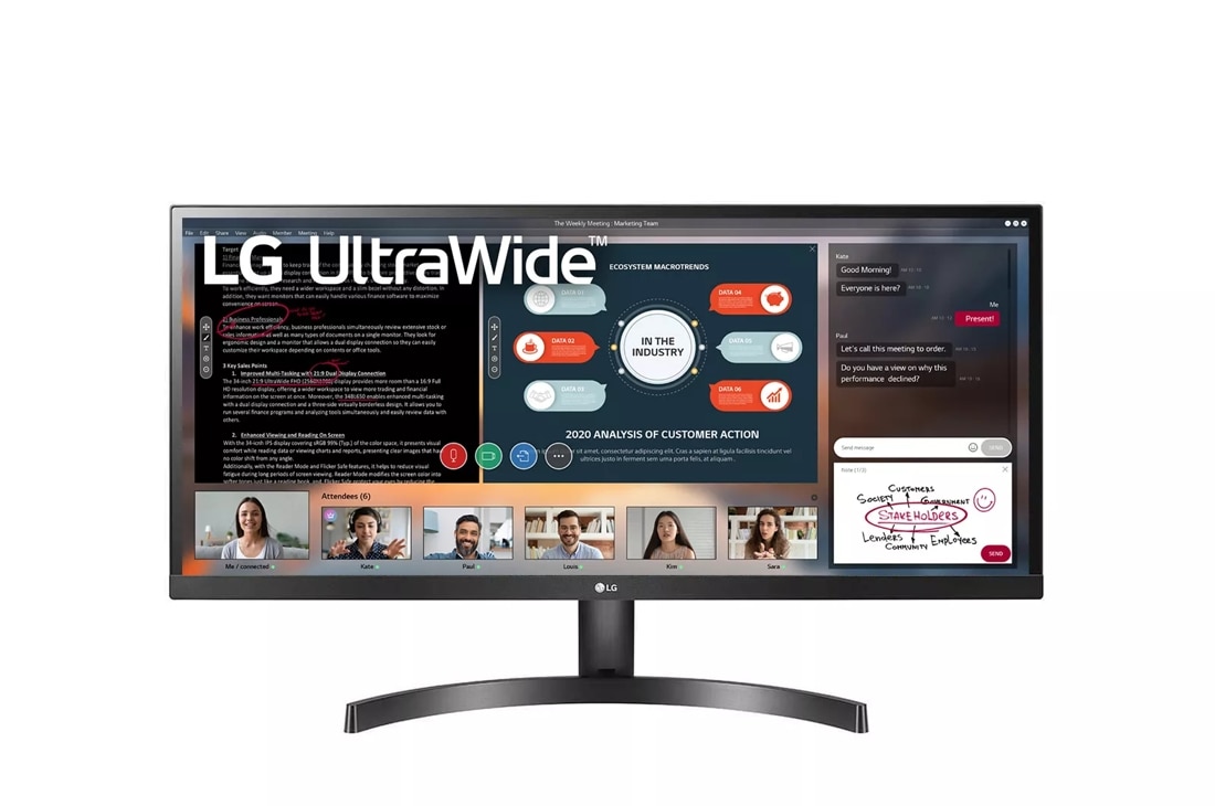 Circuit Shop - ¿Necesitas un Súper Monitor 🖥️ ? Tenemos el modelo  indicado. Ideal para trabajo o para Gaming 🎮. Nuevo Monitor LED IPS  UltraWide LG de 29 pulgadas 29WL500. 33% más