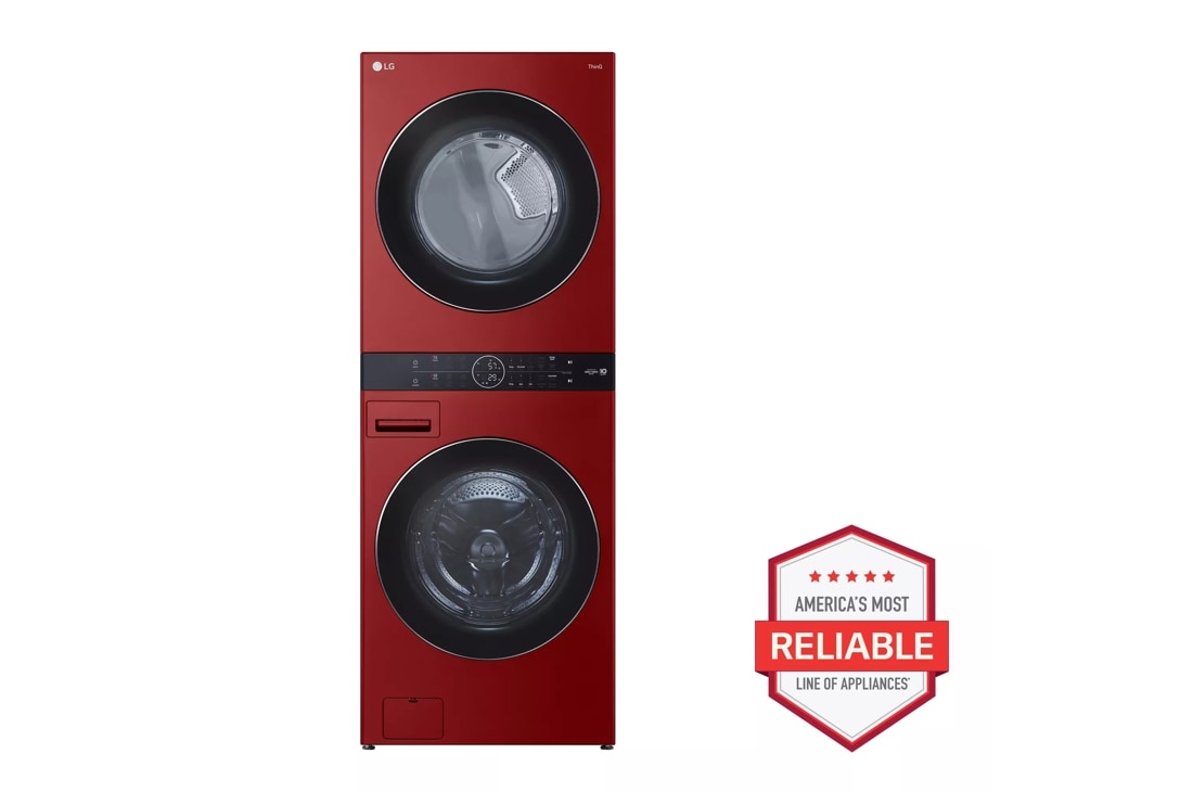 LG WKGX201HRA Single Unit Front Load WashTower™ Washer and Gas Dryer front view