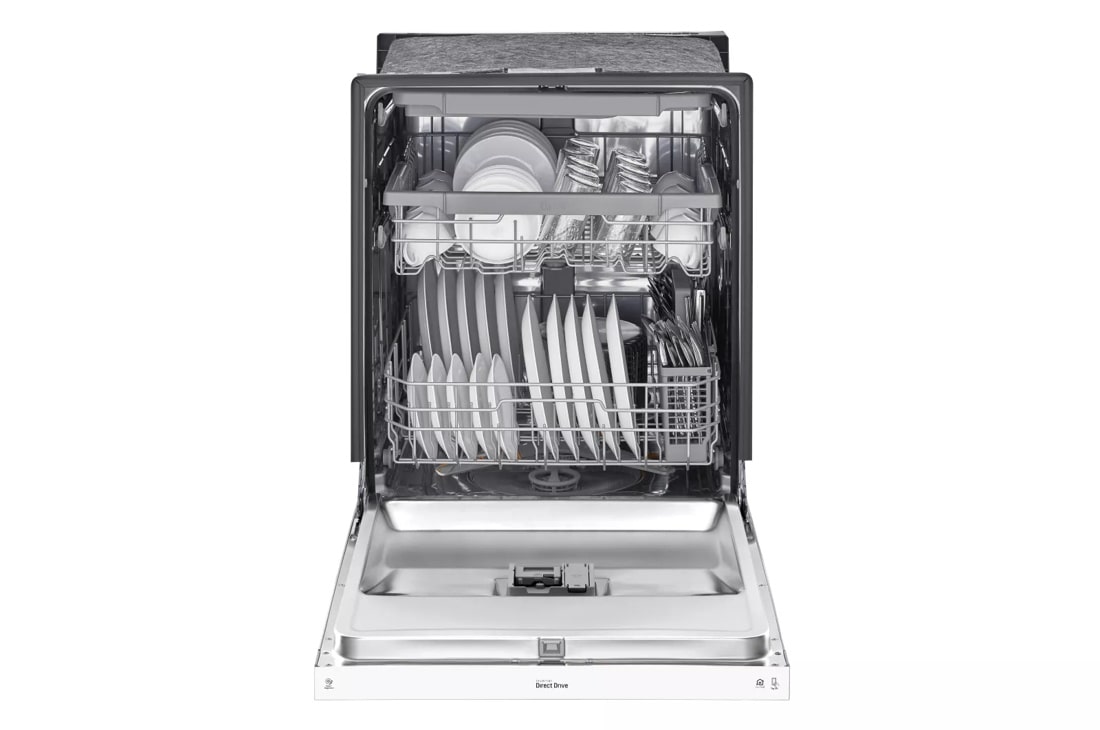 LG LDFN4542W Front Control Dishwasher with QuadWash™ -  PrintProof™ White